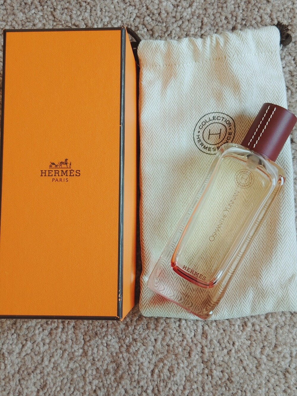 Hermes Osmanthe Yunnan 100ml EDT w/bag & box